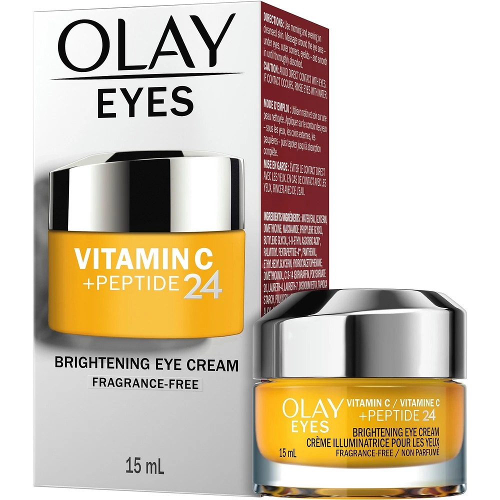 EYES Vitamin C + Peptide 24 Eye Cream, Fragrance-Free