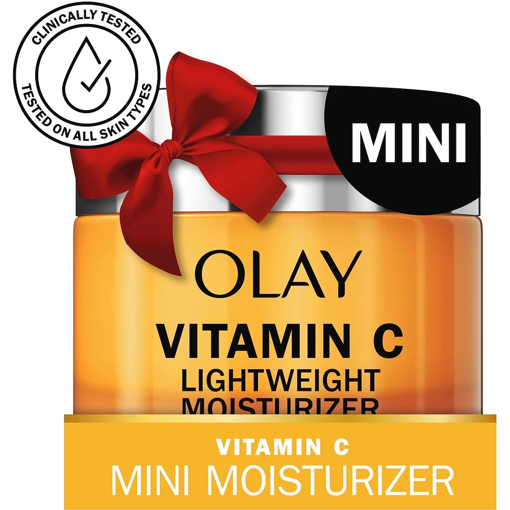 Vitamin C Mini, Brighten – Even Tone – Hydrate Lightweight Moisturizer, Trial Size