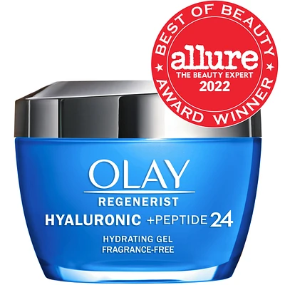 Regenerist Hyaluronic + Peptide 24 Gel Face Moisturizer, Fragrance-Free