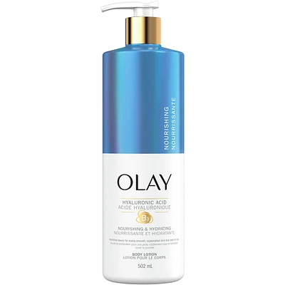 Nourishing & Hydrating Body Lotion with Hyaluronic Acid, 502 mL Pump