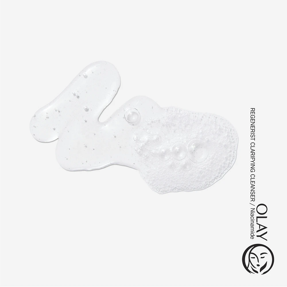 Olay Niacinamide + Peptide 24 Face Wash, Clarifying, Sulfate-Free, 473 mL