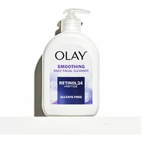 Olay Retinol 24 + Peptide Face Wash, Smoothing, Sulfate-Free, 473 mL