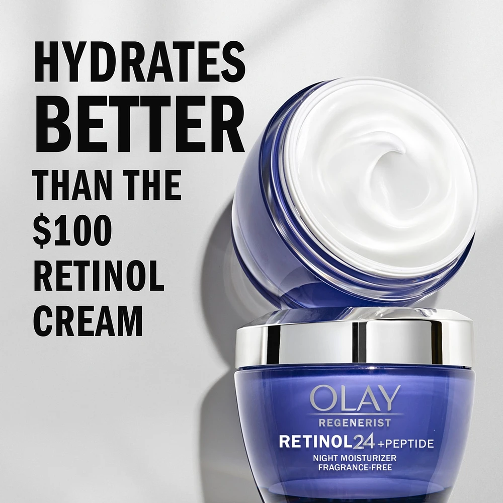 Olay Day & Night Gift Set, Spf Face Moisturizer 50 mL, Night Cream 50 mL