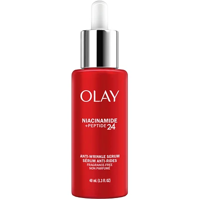 Niacinamide + Peptide 24 Anti-Wrinkle Serum, Fragrance-Free
