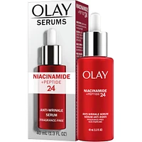 Niacinamide + Peptide 24 Anti-Wrinkle Serum, Fragrance-Free