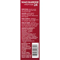 Niacinamide + Peptide 24 Anti-Wrinkle Serum, Fragrance-Free