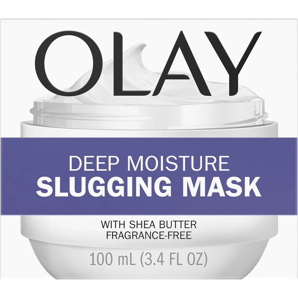 Deep Moisture Slugging Mask w/Shea Butter, Fragrance Free