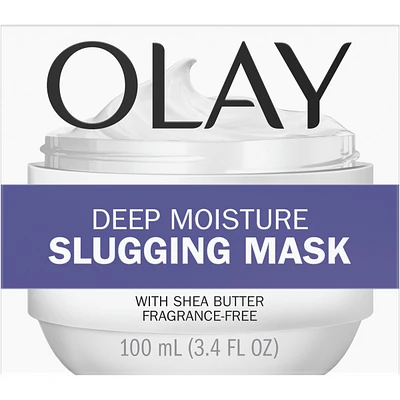 Deep Moisture Slugging Mask w/Shea Butter, Fragrance Free