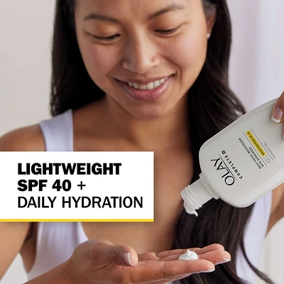 Complete+ Daily Facial Moisturizer with Sunscreen SPF 40, Fragrance-Free, 6 FL OZ, Broad Spectrum Sunscreen for Sensitive Skin