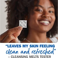 Cleansing Melts + Vitamin C Face Cleanser, 32ct, Water-Activated Face Wash Cleans, Tones, and Refreshes Skin