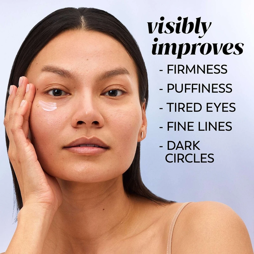 Super Eye Daily Serum, 5-in-1 Eye Serum with Vitamin C and Niacinamide to Brighten, Depuff, and Smooth
