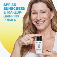 Prime & Protect SPF 35 Face Sunscreen , Matte Finish SPF Makeup Primer and Lightweight Sunscreen for All Skin Types