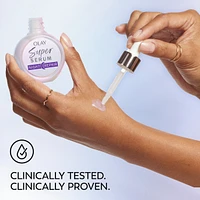 Super Serum Night Repair 5-in-1 Lightweight Skin Cell Renewing Face Serum Wrinkle Correcting Skin Care Treatment with Salicylic Acid, Niacinamide, Lactic Acid, Glycerin, Pep