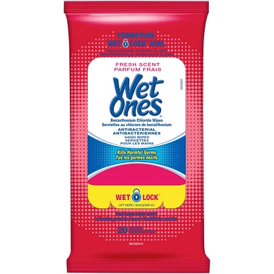 Wet Ones Antibacterial Wipes, Fresh Scent, Hand Wet Wipes