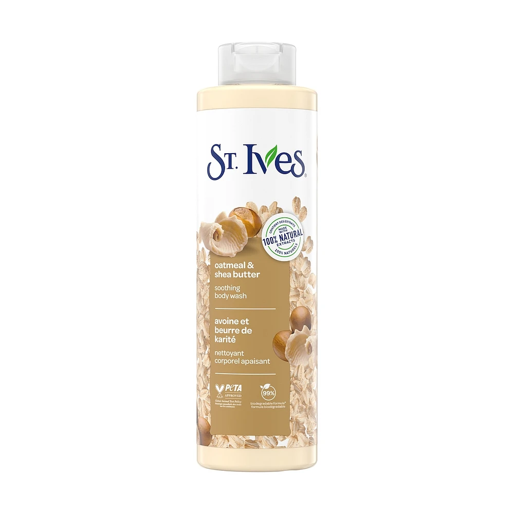 Soothing Body Wash for Women, Oatmeal & Shea Butter 650 mL