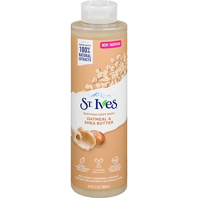 Soothing Body Wash for Women, Oatmeal & Shea Butter 650 mL