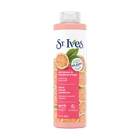 St. Ives Exfoliating Body Wash for Women, Pink Lemon & Mandarin Orange 650 mL