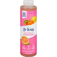 St. Ives Exfoliating Body Wash for Women, Pink Lemon & Mandarin Orange 650 mL