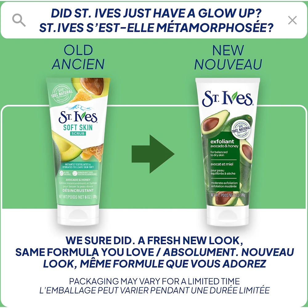 Désincrustant  Peau Douce Avocat et Miel  170 g
