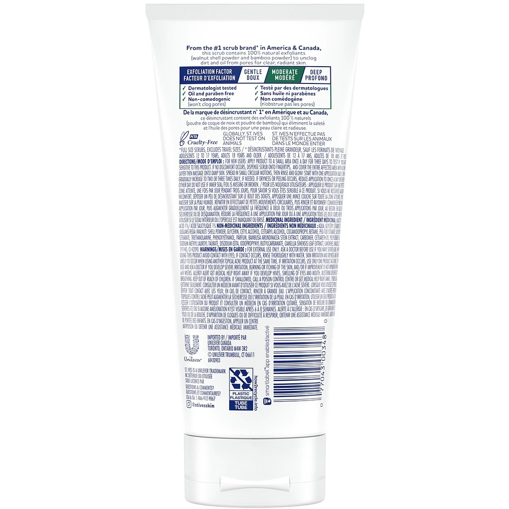 Blackhead Clearing Green Tea & Bamboo  Scrub  170 g