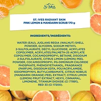 Radiant Skin Pink Lemon & Mandarin Orange  Scrub  170 g