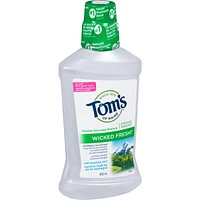 Tom's of Maine Wicked Fresh Cool Mountain Mint Fluoride Free Mouthwash 473ML