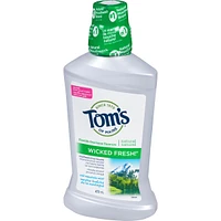 Tom's of Maine Wicked Fresh Cool Mountain Mint Fluoride Free Mouthwash 473ML