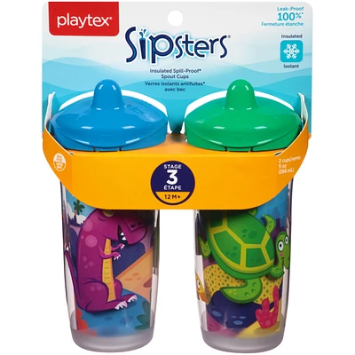 Playtex Sipsters Spill-Proof Kids Spout Cups, Stage 3
