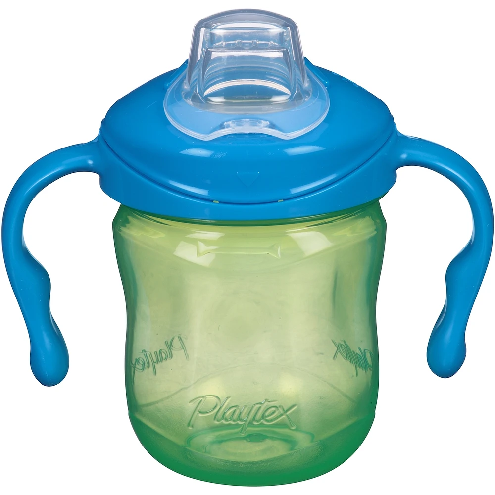 Playtex Baby Sipsters Tasse d'entraînement à bec souple avec poignées amovibles