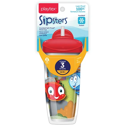 Playtex Sipsters Spill-Proof Kids Straw Cup, Stage 3