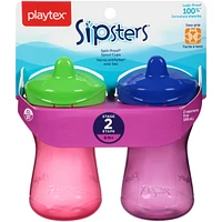Playtex Sipsters Spill-Proof Spout Sippy Cups, Stage 2