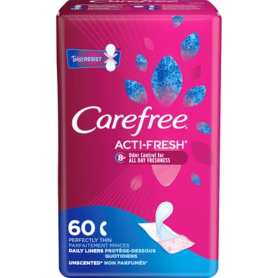Acti-Fresh Body Shape Panty Liners Thin To Go Pack of 60 Liners