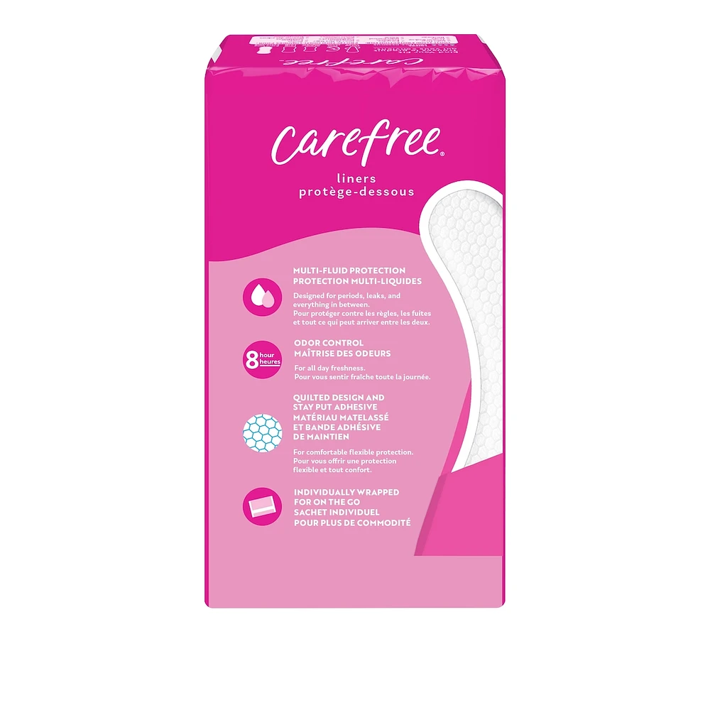 Protège-dessous galbés Carefree Acti-Fresh Body Shape longs