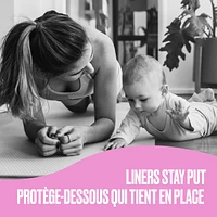 Protège-dessous galbés Carefree Acti-Fresh Body Shape longs