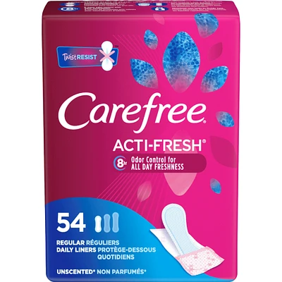 Acti-Fresh Body Shape Panty Liners Regular To Go Pack of 54 Liners