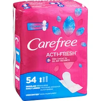 Acti-Fresh Body Shape Panty Liners Regular To Go Pack of 54 Liners