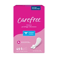 Thong Panty Liners Thin To Go Pack of 49 Liners