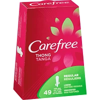 Thong Panty Liners Thin To Go Pack of 49 Liners