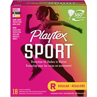 Playtex Sport Unscented Athletic Tampons Regular