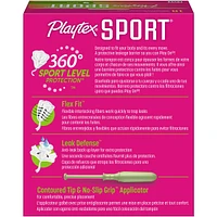 Playtex Sport Unscented Athletic Tampons Super