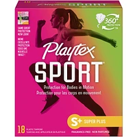 Playtex Sport Unscented Athletic Tampons Super Plus