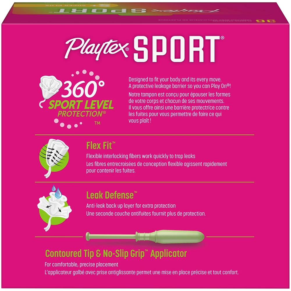 Playtex Sport Tampons, Unscented
