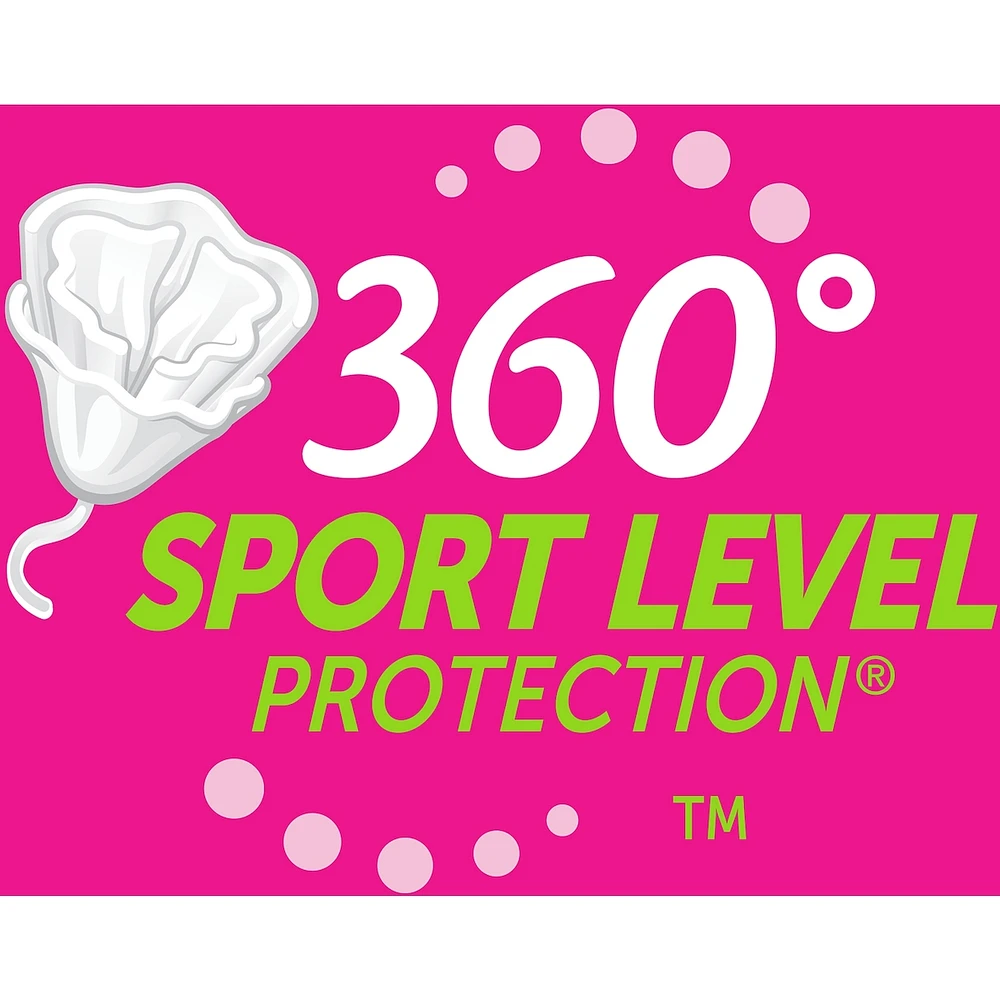 Playtex Sport Tampons with Odor Shield, Unscented Multipack Regular & Super