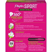 Playtex Sport Odor Shield Unscented Tampons Regular