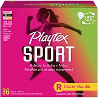 Playtex Sport Tampons, Unscented, Regular