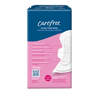 CAREFREE® Ultra Thin Pads, Regular Pads With Wings, 28ct