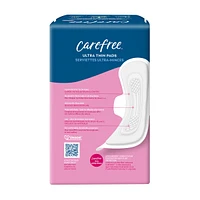 CAREFREE® Ultra Thin Pads, Super/Long Pads With Wings, 28ct
