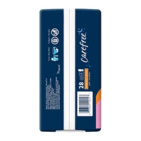 CAREFREE® Ultra Thin Pads, Overnight With Wings, 28ct