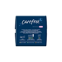 CAREFREE® Ultra Thin Pads, Overnight With Wings, 28ct