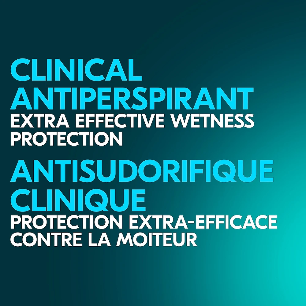 Bâton Antisudorifique pour contrôler la transpiration Degree Men Clinical+ Propre protection antibactérienne contre les odeurs 48 g